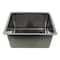 Nantucket Sinks 23 Inch Hammered Stainless Steel Rectangle Kitchen/Laundry Sink KSSH2318-12 - alternate 4